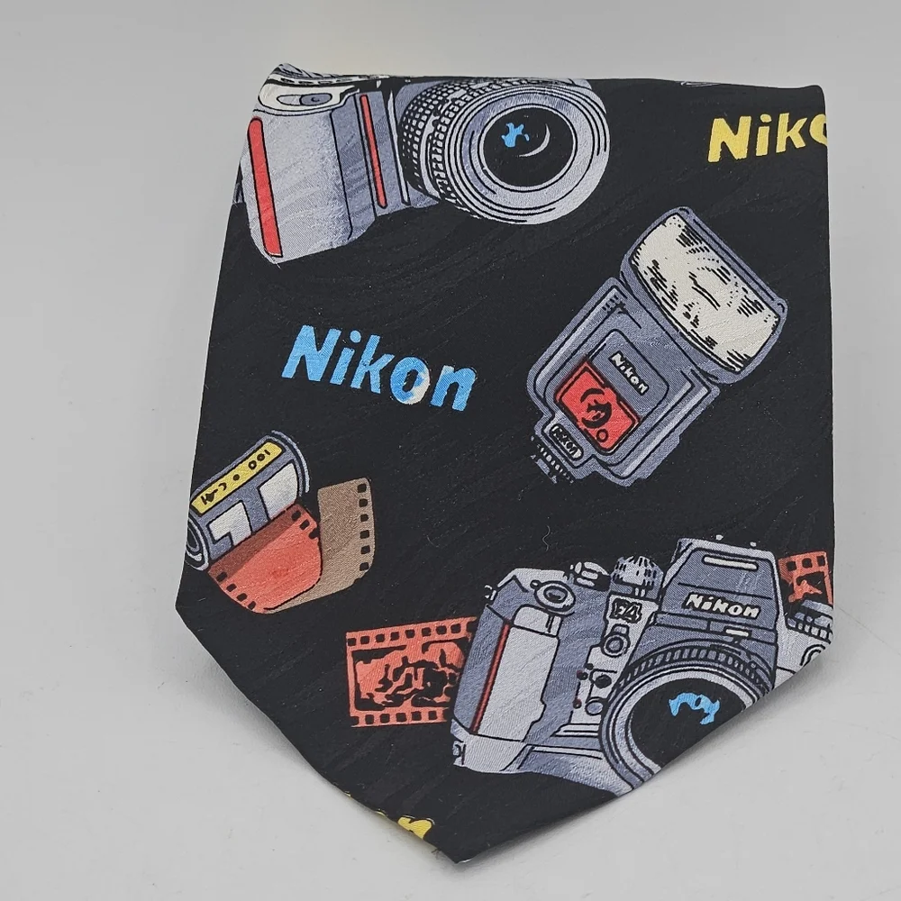 Rare Nikon camera photography enthusiast Tie